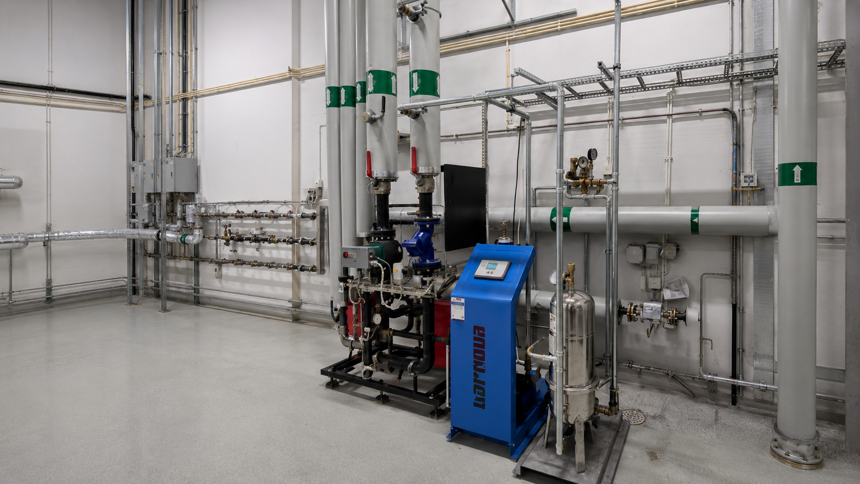Eingebaute Barnova TECHNOCAT Vakuumentgasung im Technikraum