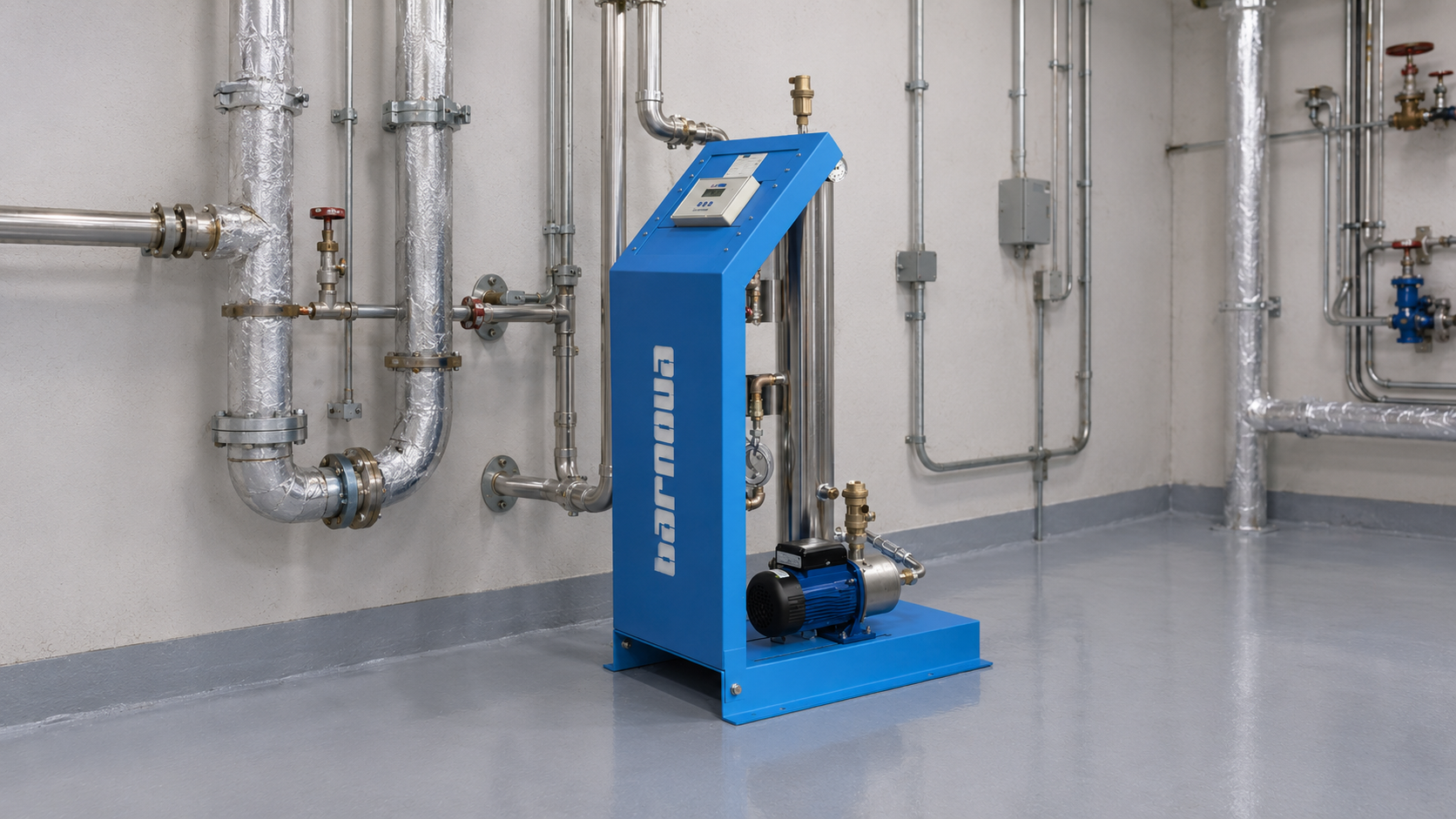 Stationäre Barnova TECHNOCAT TC Entgasungsstation im Technikraum